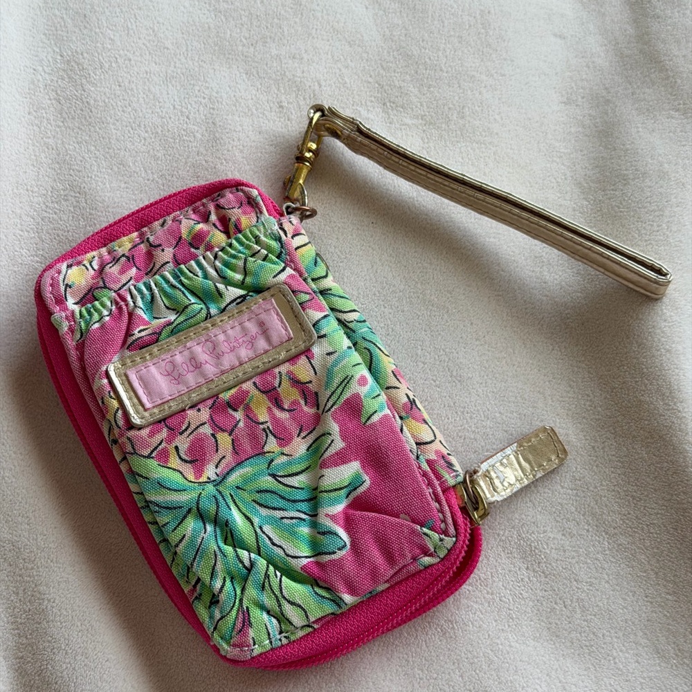 Lilly Pulitzer Floral Wristlet